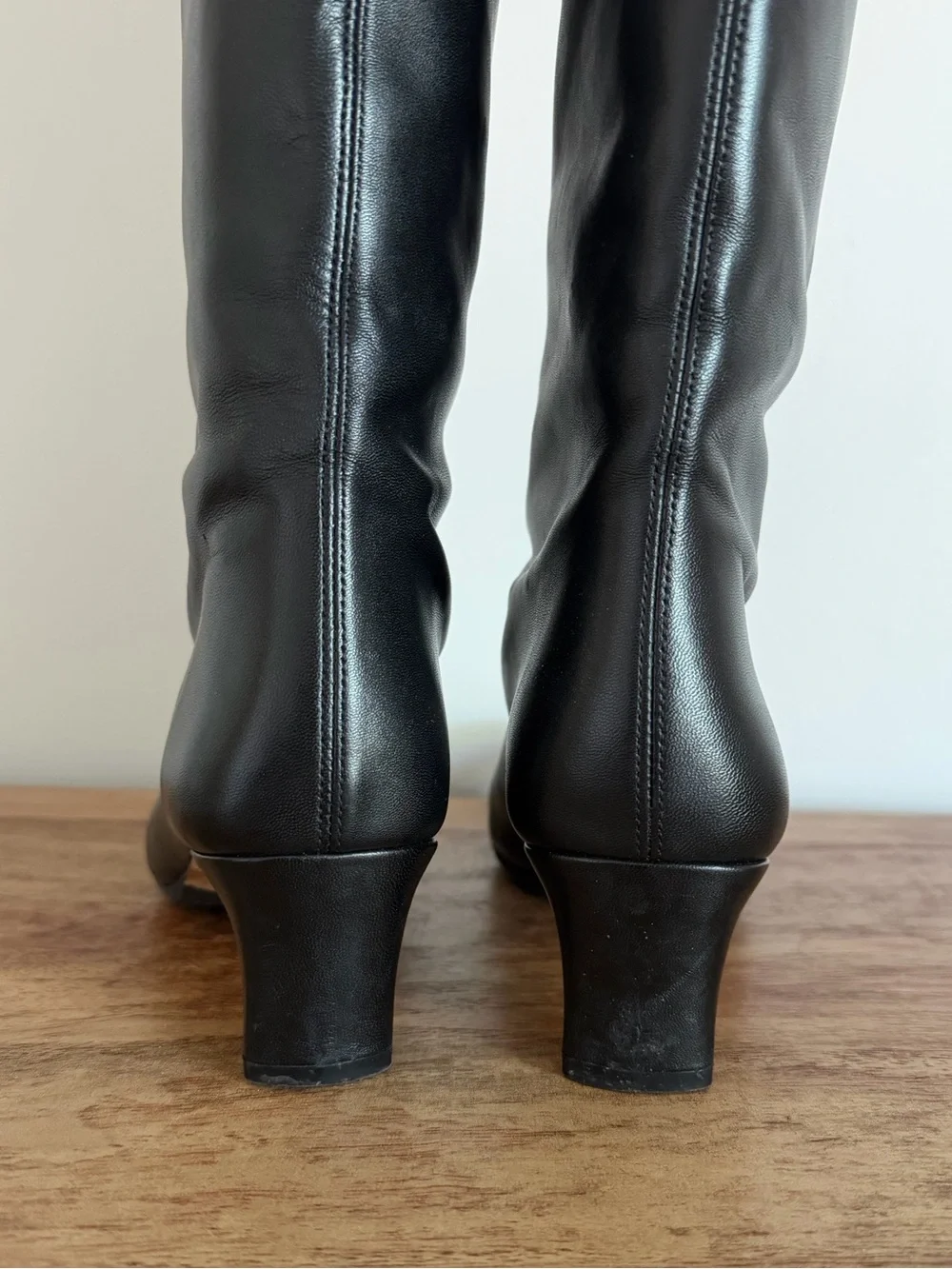 Staud Wally Boot | Women’s Black Knee-High Leather Boots